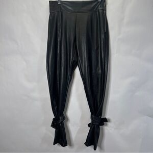Maniere De Voir Faux Leather Pants 12